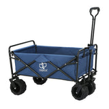 NNEDSZ Garden Cart Folding 120kg Trolley Camping Wagon Barrow Outdoor Beach