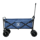 NNEDSZ Garden Cart Folding 120kg Trolley Camping Wagon Barrow Outdoor Beach