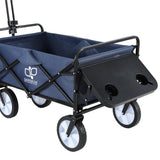 NNEDSZ Garden Cart with Cup Holders Blue