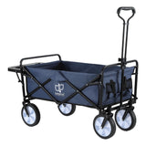 NNEDSZ Garden Cart with Cup Holders Blue