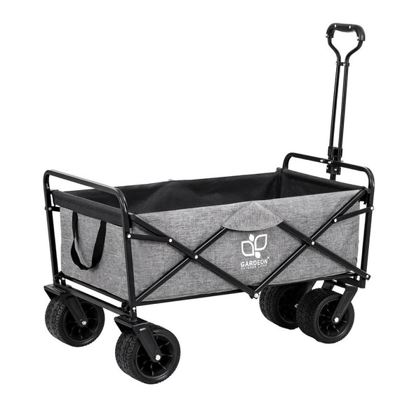 NNEDSZ Garden Cart with Cargo Net Grey