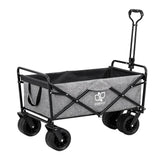 NNEDSZ Garden Cart with Cargo Net Grey