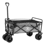 NNEDSZ Garden Cart with Cargo Net Grey