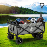 NNEDSZ Garden Cart with Cargo Net Grey
