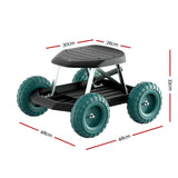 NNEDSZ Garden Cart Rolling Stool with Wheels Gardening Helper Seat Farm Yard
