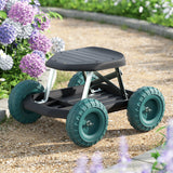 NNEDSZ Garden Cart Rolling Stool with Wheels Gardening Helper Seat Farm Yard