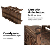 NNEDSZ Garden Decor Outdoor Ornament Wooden Bridge 150cm