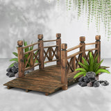 NNEDSZ Garden Decor Outdoor Ornament Wooden Bridge 150cm
