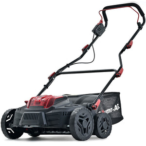NNEMB 370SX 40V SYNC Cordless Lawn Aerator & Scarifier, Skin Only, Brushless, Scarifying Blade and Dethatcher Rake Cartridges, 4 Depths