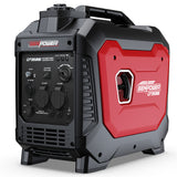 NNEMB 3.5kW Peak 3kW Enclosed Inverter Generator, 2x15A, 12V, USB, Portable, Compact, Camping, Backup