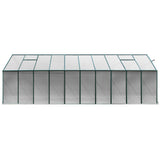 NNEDSZ Greenfingers Greenhouse 6.3x2.44x2.1M Aluminium Polycarbonate Green House Garden Shed