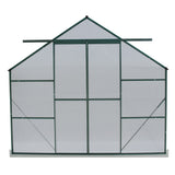 NNEDSZ Greenfingers Greenhouse 6.3x2.44x2.1M Aluminium Polycarbonate Green House Garden Shed