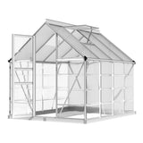 NNEDSZ Greenfingers Greenhouse 2.48x1.89x2M Aluminium Polycarbonate Green House Garden Shed