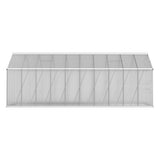 NNEDSZ Greenfingers Greenhouse Aluminium Large Green House Garden Shed 6X2.4M