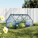 NNEDSZ Greenfingers Greenhouse Flower Garden Shed Frame Tunnel Green House 180x90x90cm