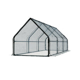 NNEDSZ Greenfingers Greenhouse 2.7x0.9x0.9M Mini Green House Raised Garden Bed Planter Box