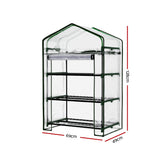 NNEDSZ Greenfingers Greenhouse 3 Tiers Mini Green House Garden Bed Planter Box 1.28x0.7x0.5M