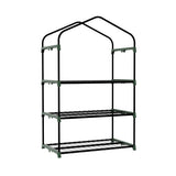 NNEDSZ Greenfingers Greenhouse 3 Tiers Mini Green House Garden Bed Planter Box 1.28x0.7x0.5M