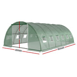 NNEDSZ Greenfingers Greenhouse 6x4x2M Walk in Green House Tunnel Plant Garden Shed Dome