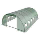 NNEDSZ Greenfingers Greenhouse 6x4x2M Walk in Green House Tunnel Plant Garden Shed Dome