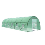 NNEDSZ Greenfingers Greenhouse Walk in Green House Tunnel Plant Garden Shed Dome 9x3x2M
