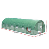 NNEDSZ Greenfingers Greenhouse Walk in Green House Tunnel Plant Garden Shed Dome 9x3x2M