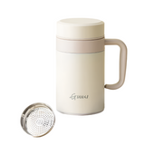 NNEOBA Premium Large-Caliber Thermos Cup 500ML White