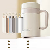 NNEOBA Premium Large-Caliber Thermos Cup 500ML White