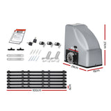 NNEDSZ Automatic Sliding Gate Opener Kit Keypad 6M 800KG