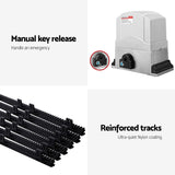 NNEDSZ Electric Sliding Gate Opener 800KG 6M Hardware Kit