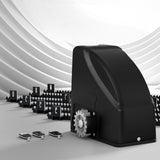 NNEDSZ Automatic Sliding Gate Opener Kit Electric 6M 600KG 3 Control Remotes