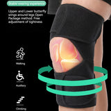 NNEOBA Adjustable Knee Booster Brace Strong Patella Support Black