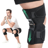 NNEOBA Adjustable Knee Booster Brace Strong Patella Support Black