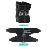 NNEOBA Adjustable Knee Booster Brace Strong Patella Support Black