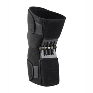 NNEOBA Adjustable Knee Booster Brace Strong Patella Support Black
