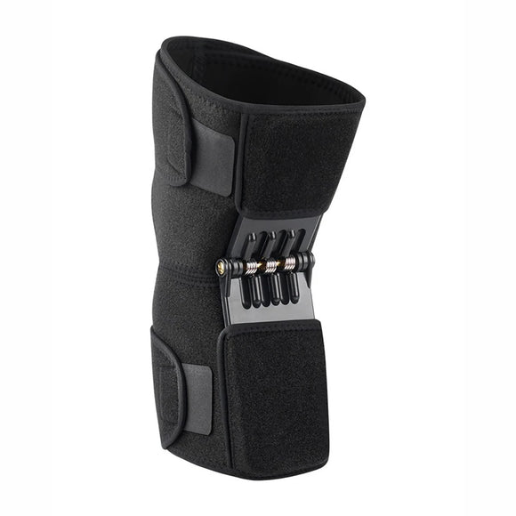 NNEOBA Adjustable Knee Booster Brace Strong Patella Support Black