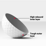 NNEDSZ 120pcs Golf Ball Set Reusable Distance Golf Balls Practice Training