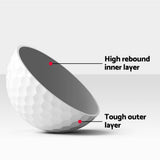 NNEDSZ 48pcs Golf Ball Set Reusable Distance Golf Balls Practice Training
