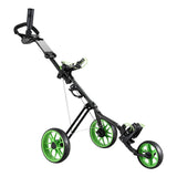 NNEDSZ Golf Buggy Quick Folding Trolley Golf Cart 3 Wheels Height Adjustable