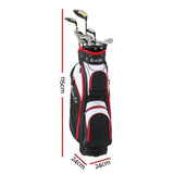 NNEDSZ Golf Clubs Set Men Right Handed Golf Wedges Alloy Driver Golf Stand Bag