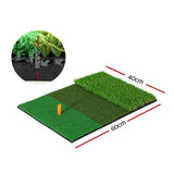NNEDSZ Golf Hitting Mat Portable Driving Range Practice Training Aid 3 in 1