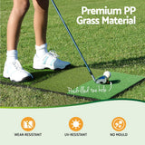 NNEDSZ Golf Hitting Mat Portable Driving Range Practice Training Aid 3 in 1