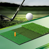 NNEDSZ Golf Hitting Mat Portable Driving Range Practice Training Aid 3 in 1
