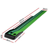 NNEDSZ 3M Golf Putting Practice Mat Auto Return Putter Indoor Outdoor Training