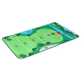 NNEDSZ Golf Chipping Game Mat Indoor Outdoor PracticeÂ Training Aid Set