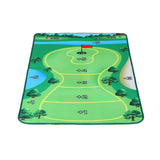 NNEDSZ Golf Chipping Game Mat Indoor Outdoor PracticeÂ Training Aid Set