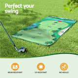 NNEDSZ Golf Chipping Game Mat Indoor Outdoor PracticeÂ Training Aid Set