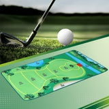 NNEDSZ Golf Chipping Game Mat Indoor Outdoor PracticeÂ Training Aid Set