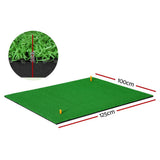 NNEDSZ Golf Hitting Mat Portable Driving Range Practice Training Aid 100x125cm