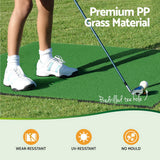 NNEDSZ Golf Hitting Mat Portable Driving Range Practice Training Aid 100x125cm